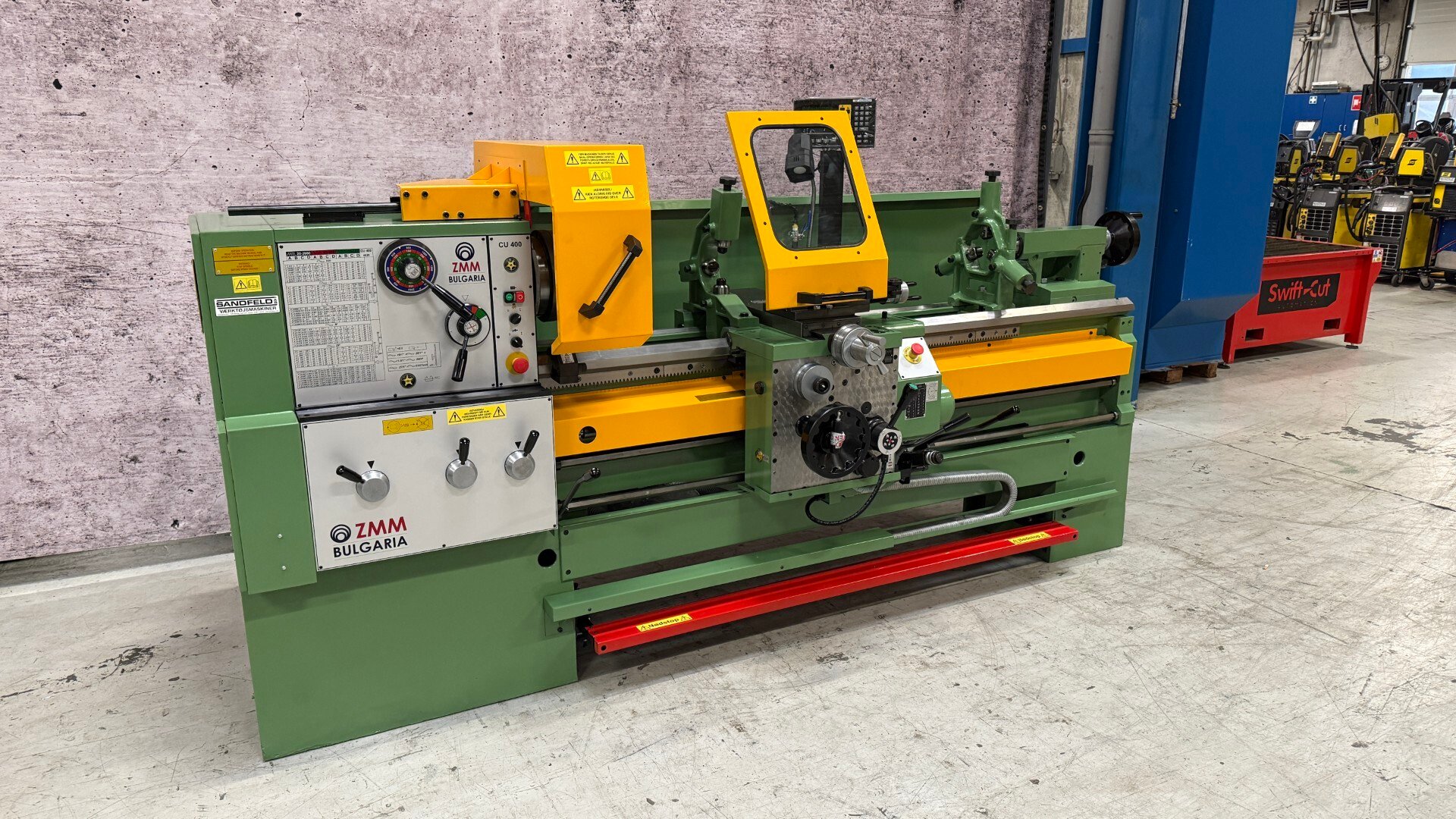 Ny ZMM CU400 drejebænk. 1500 mm.