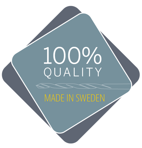 Made in Sweden 100 procent kvalitet