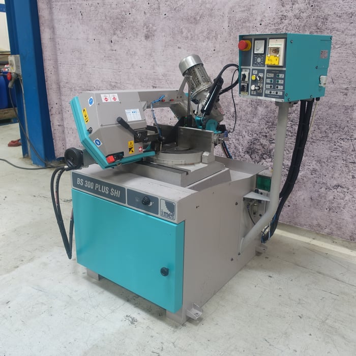 Used Imet BS 300 Plus SHI semi automatic bandsaw - Ø255 mm.