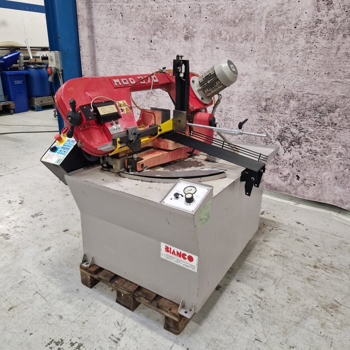 Brugt Bianco 370 SA 60° halvaut. båndsav - Ø280 mm. 