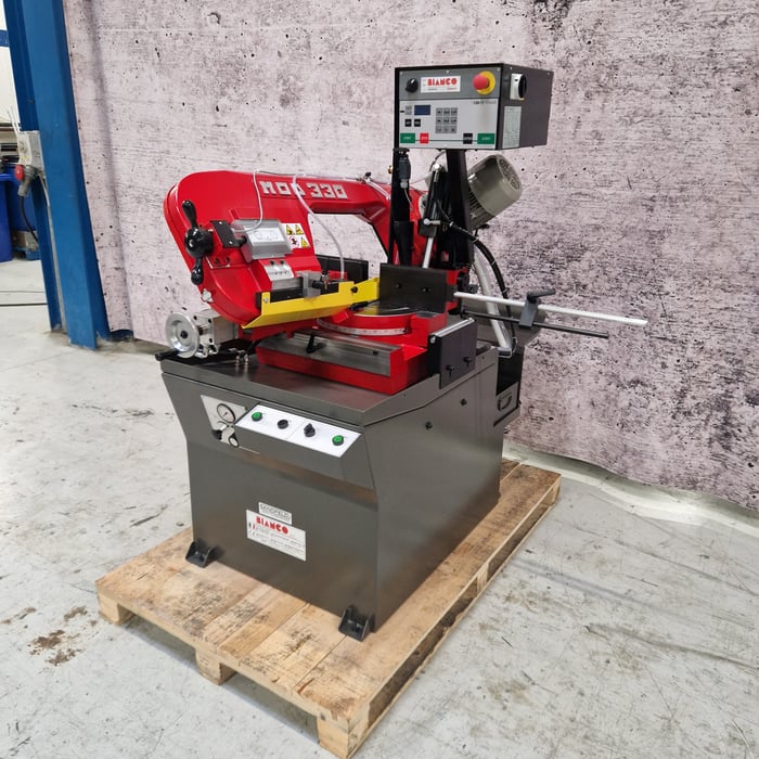Ny Bianco 330 SA R halvaut. båndsav - Ø250 mm.