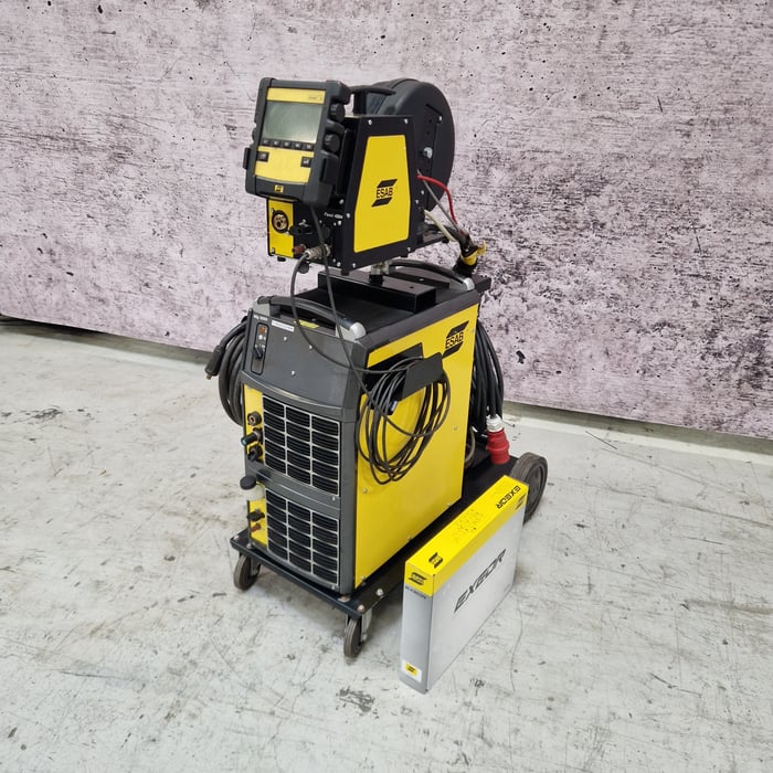 Brugt Esab MIG 5000iw CO-2 anlæg med puls - 500 amp.