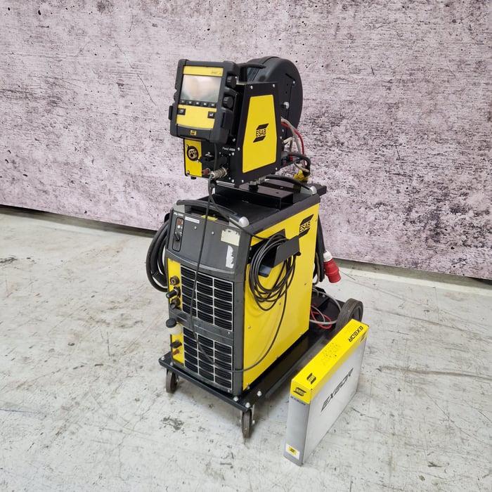 Brugt Esab MIG 5000iw CO-2 anlæg med puls - 500 amp.