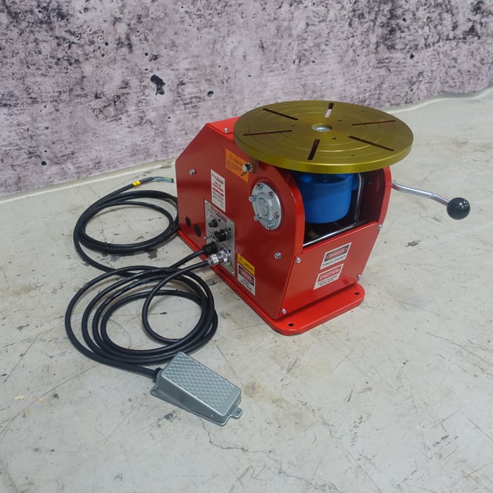 Ny Key Plant VP0.05 motoriseret svejserundbord - 100/50 kg.