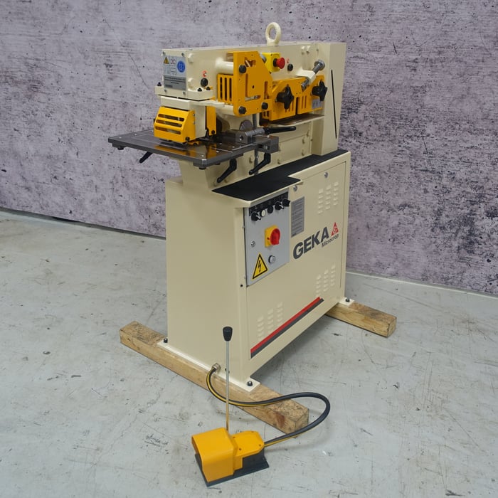 Demo Geka Microcrop 36 hydr. iron worker - 36 t.