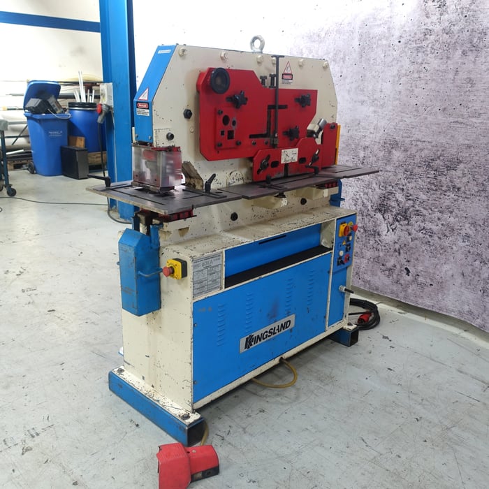 Brugt Kingsland 60 XA hydr. profiljernssaks - 60 tons.