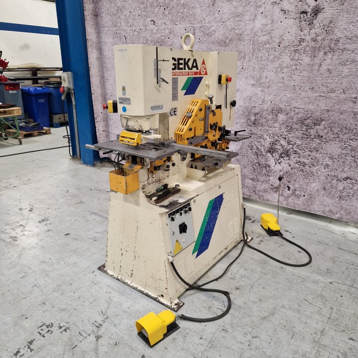 Brugt Geka Hydracrop 55S hydr. profiljernssaks - 55 tons.