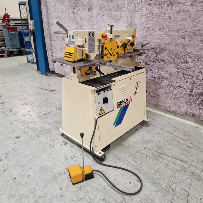 Brugt Geka Minicrop 45 hydr. profiljernssaks - 45 tons.