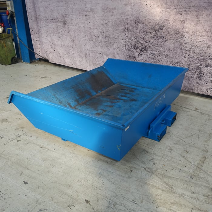 Brugt vippecontainer - 1160 liter. 