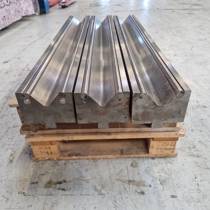 Brugt 1-sporsmatrice V80/80° med ruller - 3x1000 mm.