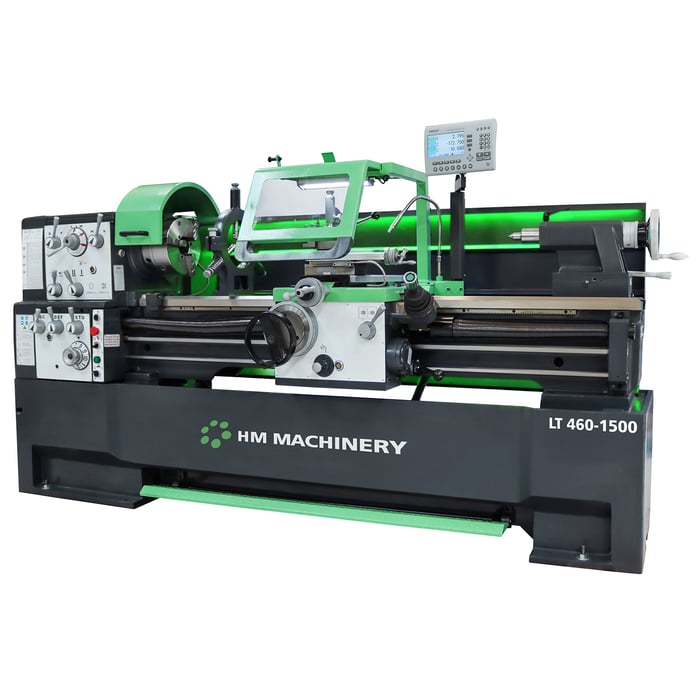 Ny HM Machinery LT 460/1500 reparationsdrejebænk - 230 x 1500 x 80 mm.