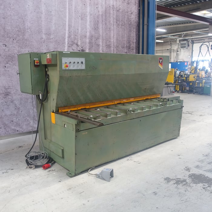 Brugt Hoan CHE 25/8 hydr. maskinsaks - 2500 x 8 mm.