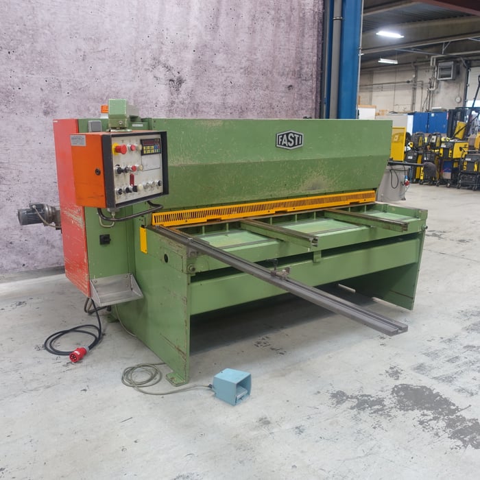 Brugt Fasti 509-20/4 hydr. maskinsaks - 2000 x 4 mm.