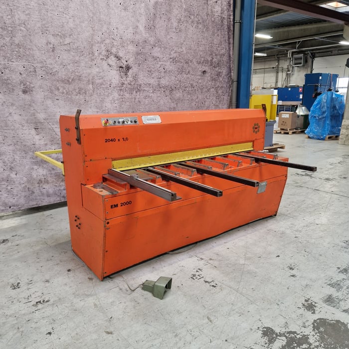 Brugt HM EM 2000 gearmekanisk maskinsaks - 2040 x 3 mm. 