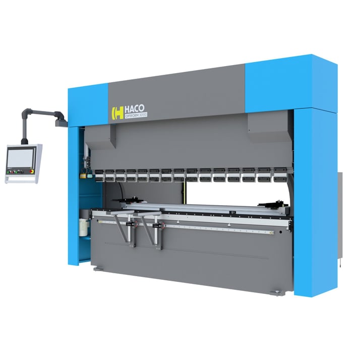 Ny Haco Optiform 30150 4-akset CNC kantpresse - 3100 x 150 tons.