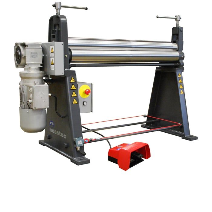 Ny Nosstec 8264-2515 motoriseret pladevalse - 2520 x 1,5 mm.