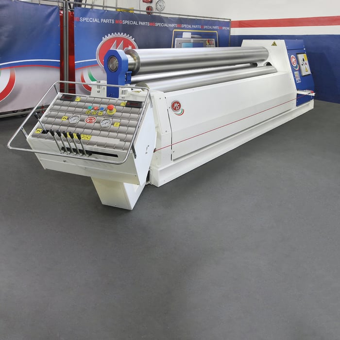 Ny MG G 2008 hydr. 3-valset pladevalse - 2050 x 8/6 mm.