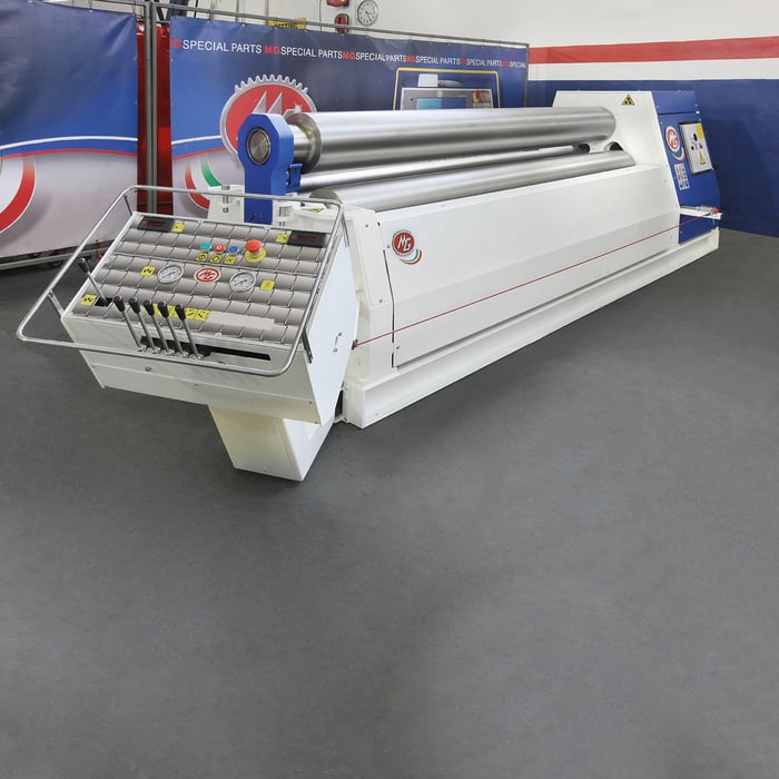 Ny MG G 3010 hydr. 3-valset pladevalse - 3100 x 10/8 mm.