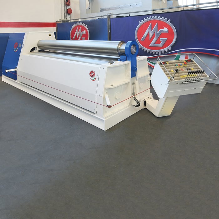 Ny MG M 3008 hydr. 4-valset pladevalse - 3100 x 8/6 mm.